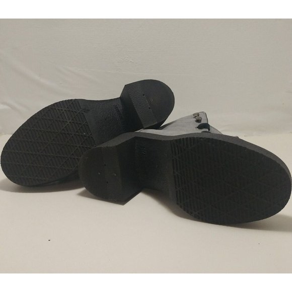 Top Shop Gray Suede Ankle Boots - Picture 5 of 5